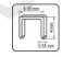 Sustiprintos kabės tapeneriui | 6,95 × 4 × 0,55 mm | 5000 vnt. (YT-87032) 4 Sustiprintos kabės tapeneriui | 6,95 × 4 × 0,55 mm | 5000 vnt. (YT-87032) 4
