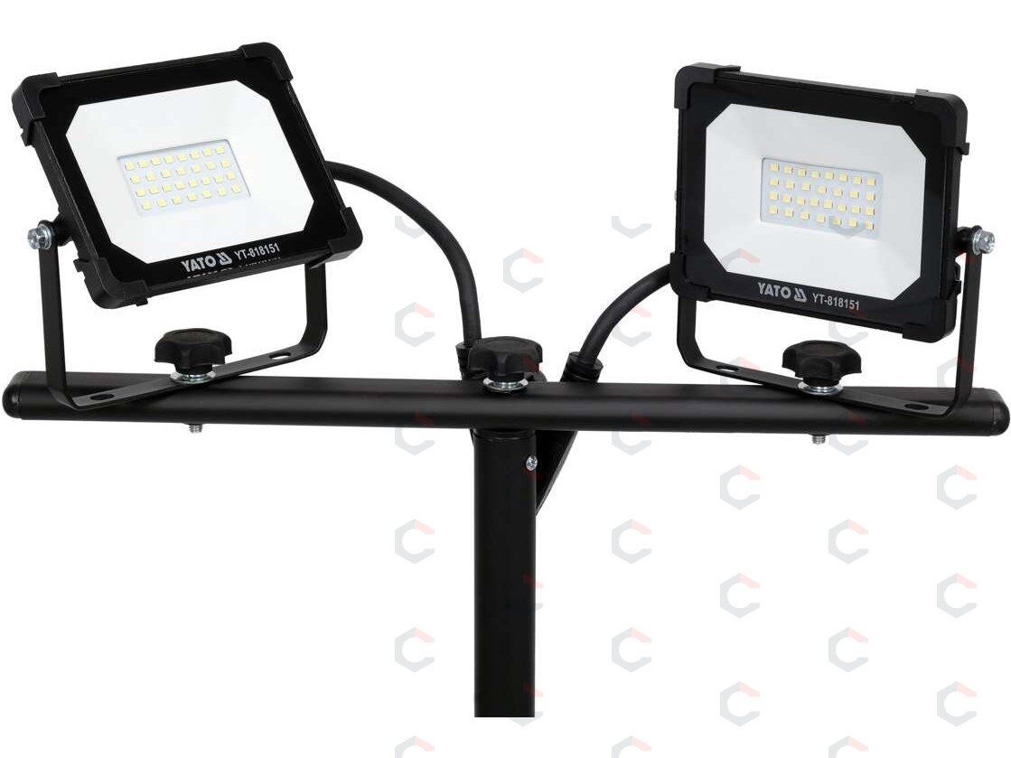 Šviesos diodų lempa / prožektorius | su stovu | SMD LED 2 x 20W 3800 LM (YT-818151) 3