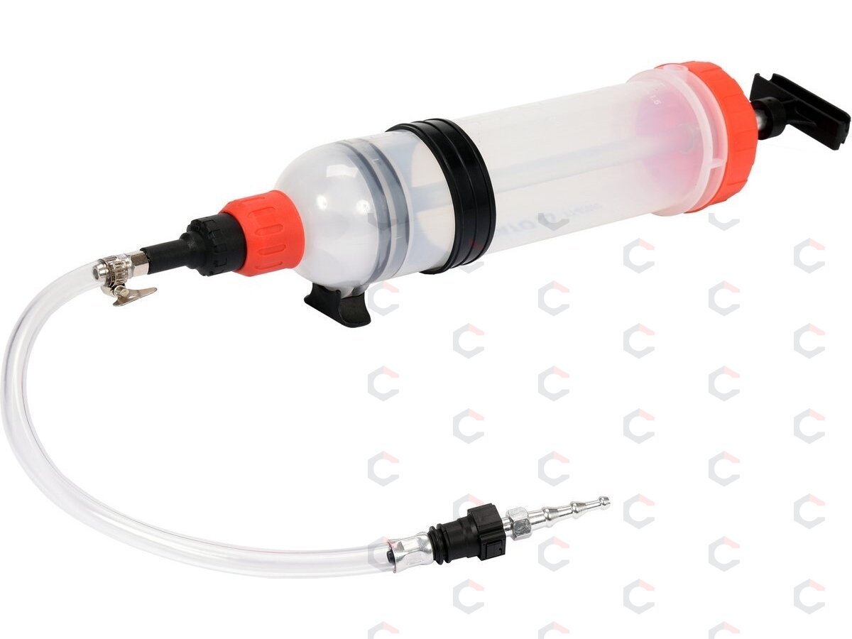 Švirkštas / rankinė pompa | 1500 ml | su 6 adapteriais (YT-07082) 1 Švirkštas / rankinė pompa | 1500 ml | su 6 adapteriais (YT-07082) 1
