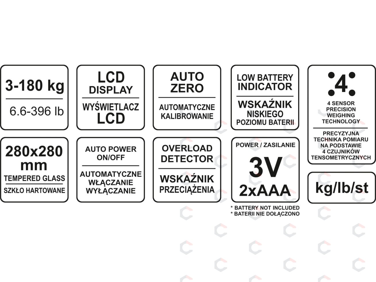 Svarstyklės vonios kambariui | analitinės | bluetooth (69201) 3 Svarstyklės vonios kambariui | analitinės | bluetooth (69201) 3
