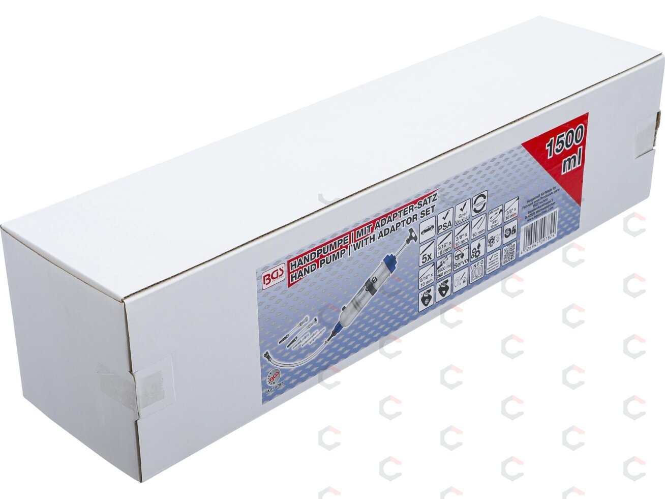 Švirkštas / rankinė pompa | 1500 ml | su adapterių rinkiniu (9782) 3 Švirkštas / rankinė pompa | 1500 ml | su adapterių rinkiniu (9782) 3