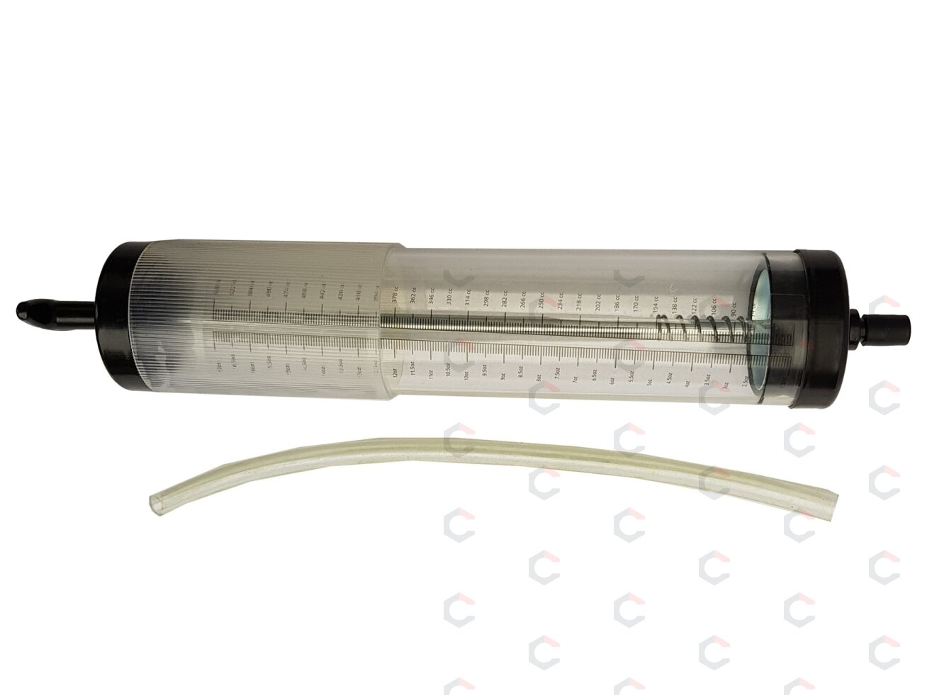 Švirkštas skystam tepalui skaidrus sugraduotas | lanksti žarnelė | 500 ml (S144C) 2 Švirkštas skystam tepalui skaidrus sugraduotas | lanksti žarnelė | 500 ml (S144C) 2