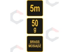 Svambalas žalvarinis | su pinta virve | 50g / 5 m (17301) 2 Svambalas žalvarinis | su pinta virve | 50g / 5 m (17301) 2