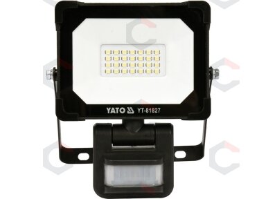 Šviesos diodų lempa / prožektorius | su judesio davikliu | SMD LED 20W 1800LM (YT-81827) Šviesos diodų lempa / prožektorius | su judesio davikliu | SMD LED 20W 1800LM (YT-81827)
