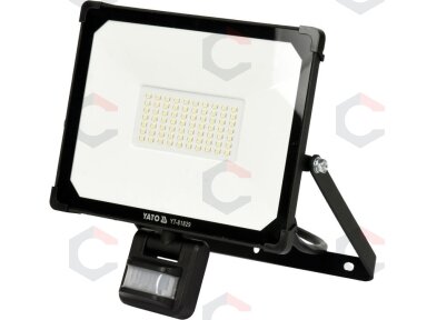 Šviesos diodų lempa / prožektorius | su judesio davikliu | SMD LED 50W 5000LM (YT-81829) Šviesos diodų lempa / prožektorius | su judesio davikliu | SMD LED 50W 5000LM (YT-81829)