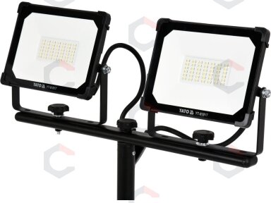 Šviesos diodų lempa / prožektorius | su stovu | SMD LED 2 x 30W 5400 LM (YT-81817) Šviesos diodų lempa / prožektorius | su stovu | SMD LED 2 x 30W 5400 LM (YT-81817)