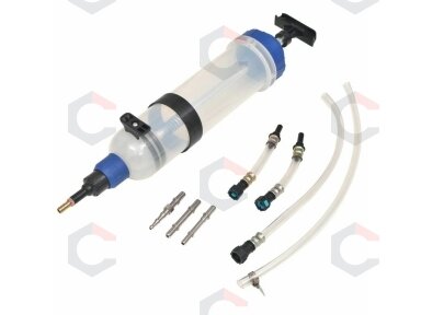 Švirkštas / rankinė pompa | 1500 ml | su adapterių rinkiniu (SG1500) Švirkštas / rankinė pompa | 1500 ml | su adapterių rinkiniu (SG1500)