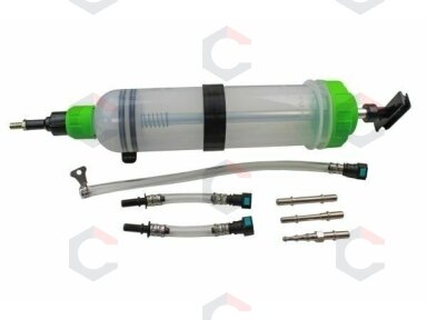 Švirkštas / rankinė pompa | 1500 ml | su adapterių rinkiniu (SG1500Z)