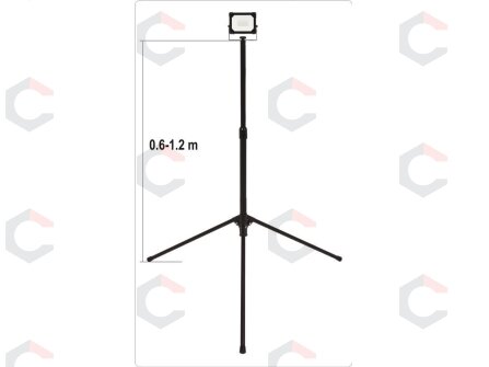 Šviesos diodų lempa / prožektorius | su stovu | SMD LED 20W 1800 LM (YT-81814) 2 Šviesos diodų lempa / prožektorius | su stovu | SMD LED 20W 1800 LM (YT-81814) 2