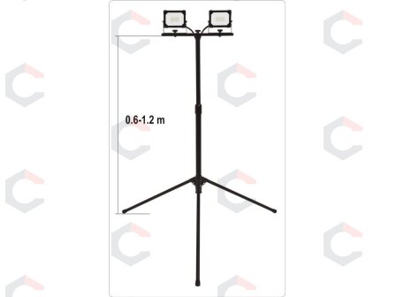 Šviesos diodų lempa / prožektorius | su stovu | SMD LED 2 x 20W 3600 LM (YT-81815) 2 Šviesos diodų lempa / prožektorius | su stovu | SMD LED 2 x 20W 3600 LM (YT-81815) 2
