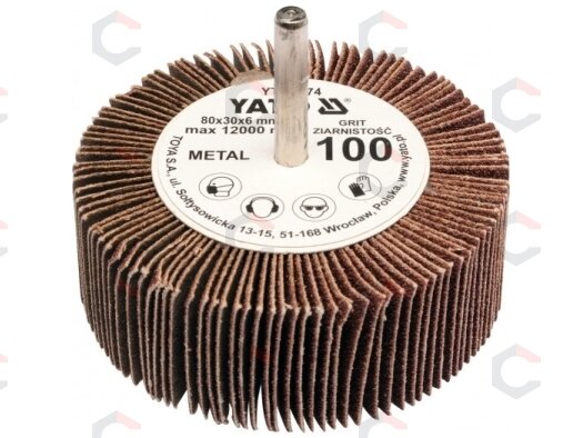 Šveitimo antgalis lapelinis | 80x30x6 mm | P80 (YT-83373) 1