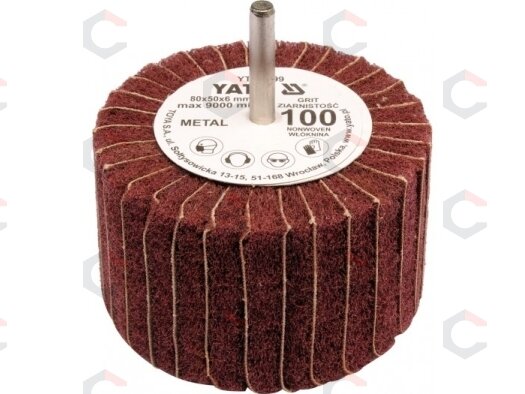 Šveitimo antgalis lapelinis | 80x50x6 mm | P60 (YT-83398) Šveitimo antgalis lapelinis | 80x50x6 mm | P60 (YT-83398)