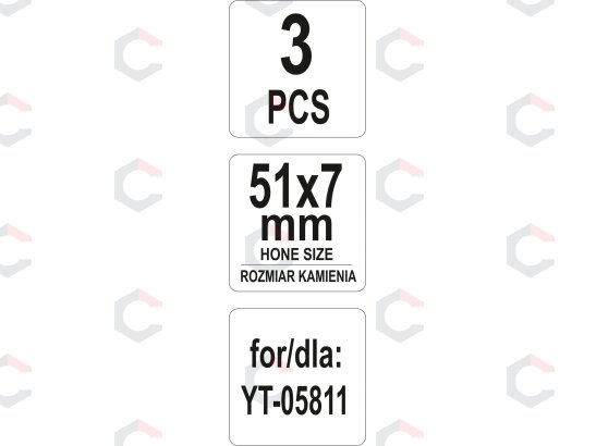 Šveitimo antgaliai yt-05811 honui | ilgis 51 mm | 3 vnt. (YT-05816) 2 Šveitimo antgaliai yt-05811 honui | ilgis 51 mm | 3 vnt. (YT-05816) 2