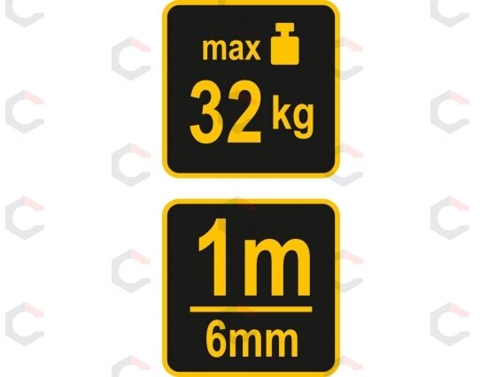 Svarstyklės su rulete | max. 32 kg (15301) 2 Svarstyklės su rulete | max. 32 kg (15301) 2