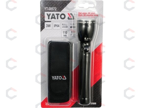 Šviesos diodų prožektorius LED CREE XPE 3W, 162X37mm (YT-08572) 3 Šviesos diodų prožektorius LED CREE XPE 3W, 162X37mm (YT-08572) 3