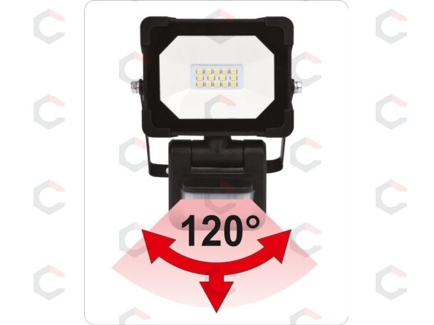 Šviesos diodų lempa / prožektorius | su judesio davikliu | SMD LED 20W 1800LM (YT-81827) 2