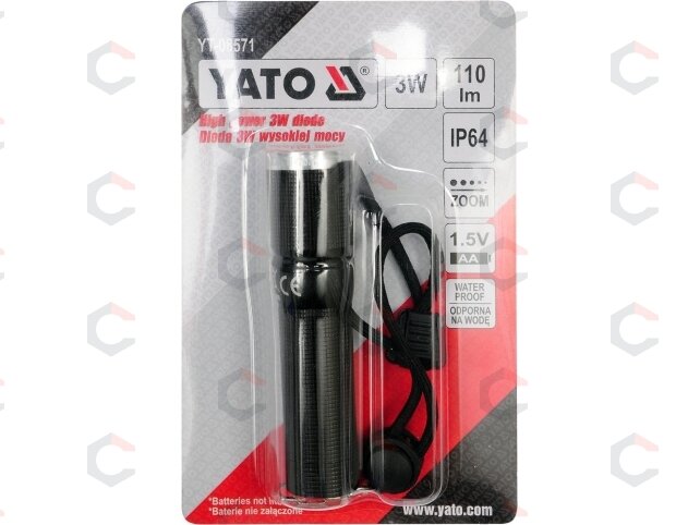 Šviesos diodų prožektorius LED CREE XPE 3W, 100x25mm (YT-08571) 3 Šviesos diodų prožektorius LED CREE XPE 3W, 100x25mm (YT-08571) 3
