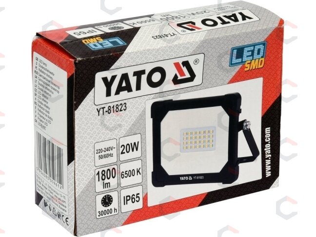 Šviesos diodų lempa / prožektorius | SMD LED 20W 1800LM (YT-81823) 2 Šviesos diodų lempa / prožektorius | SMD LED 20W 1800LM (YT-81823) 2