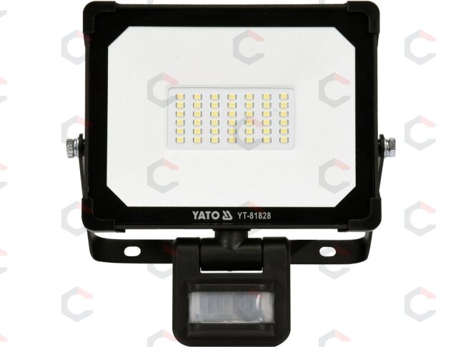 Šviesos diodų lempa / prožektorius | su judesio davikliu | SMD LED 30W 3000LM (YT-81828) 1