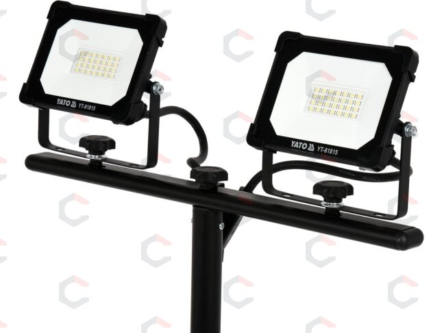 Šviesos diodų lempa / prožektorius | su stovu | SMD LED 2 x 20W 3600 LM (YT-81815) 1 Šviesos diodų lempa / prožektorius | su stovu | SMD LED 2 x 20W 3600 LM (YT-81815) 1