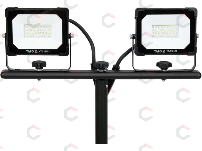 Šviesos diodų lempa / prožektorius | su stovu | SMD LED 2 x 20W 3800 LM (YT-818151) 2 Šviesos diodų lempa / prožektorius | su stovu | SMD LED 2 x 20W 3800 LM (YT-818151) 2