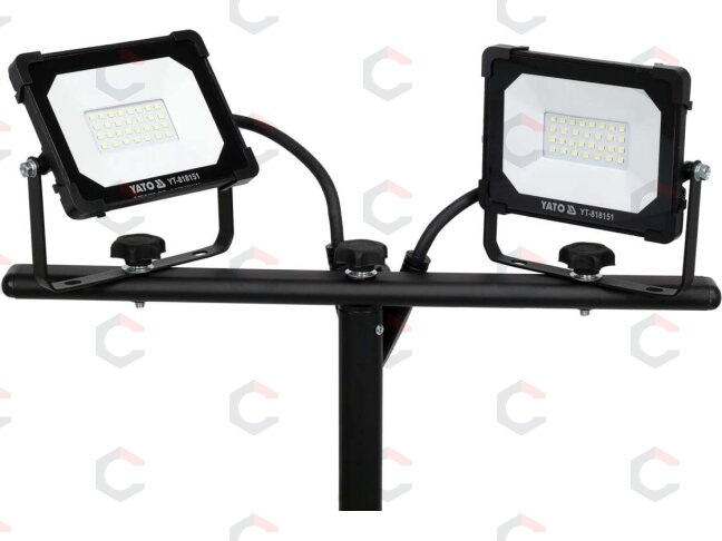Šviesos diodų lempa / prožektorius | su stovu | SMD LED 2 x 20W 3800 LM (YT-818151) 3 Šviesos diodų lempa / prožektorius | su stovu | SMD LED 2 x 20W 3800 LM (YT-818151) 3