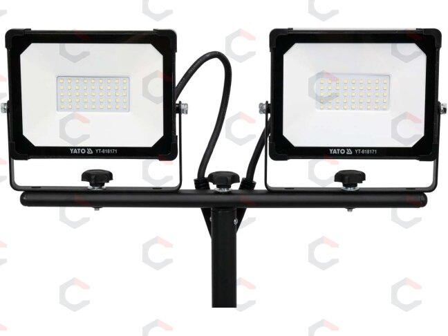 Šviesos diodų lempa / prožektorius | su stovu | SMD LED 2 x 30W 5700 LM (YT-818171) 2 Šviesos diodų lempa / prožektorius | su stovu | SMD LED 2 x 30W 5700 LM (YT-818171) 2