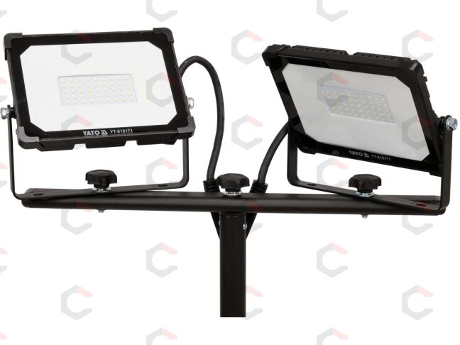 Šviesos diodų lempa / prožektorius | su stovu | SMD LED 2 x 30W 5700 LM (YT-818171) 3 Šviesos diodų lempa / prožektorius | su stovu | SMD LED 2 x 30W 5700 LM (YT-818171) 3