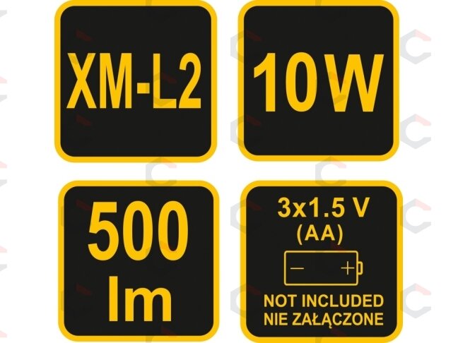 Šviesos diodų prožektorius XP-L2 CREE 10W LED (88560) 3