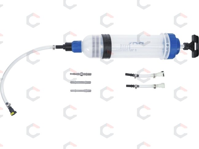 Švirkštas / rankinė pompa | 1500 ml | su adapterių rinkiniu (9782) 2 Švirkštas / rankinė pompa | 1500 ml | su adapterių rinkiniu (9782) 2