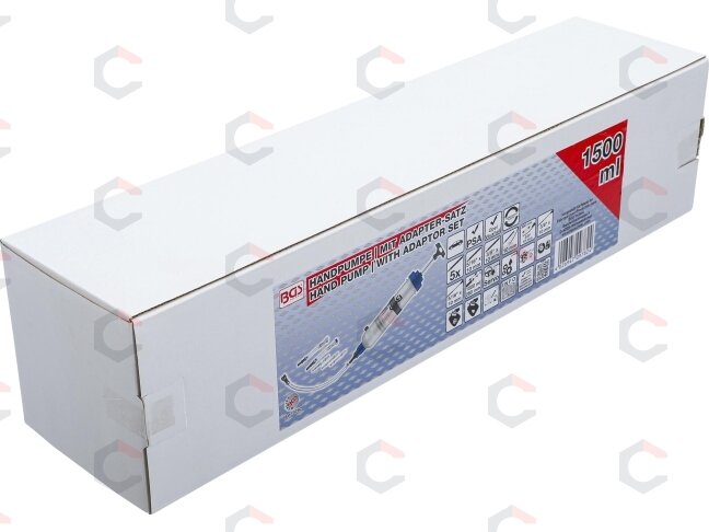 Švirkštas / rankinė pompa | 1500 ml | su adapterių rinkiniu (9782) 3 Švirkštas / rankinė pompa | 1500 ml | su adapterių rinkiniu (9782) 3