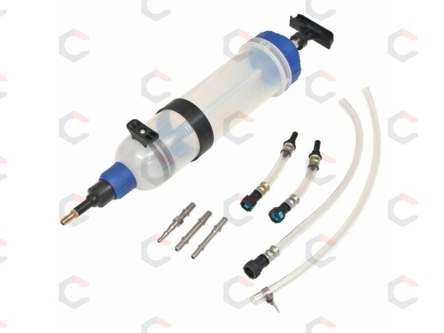 Švirkštas / rankinė pompa | 1500 ml | su adapterių rinkiniu (SG1500) Švirkštas / rankinė pompa | 1500 ml | su adapterių rinkiniu (SG1500)