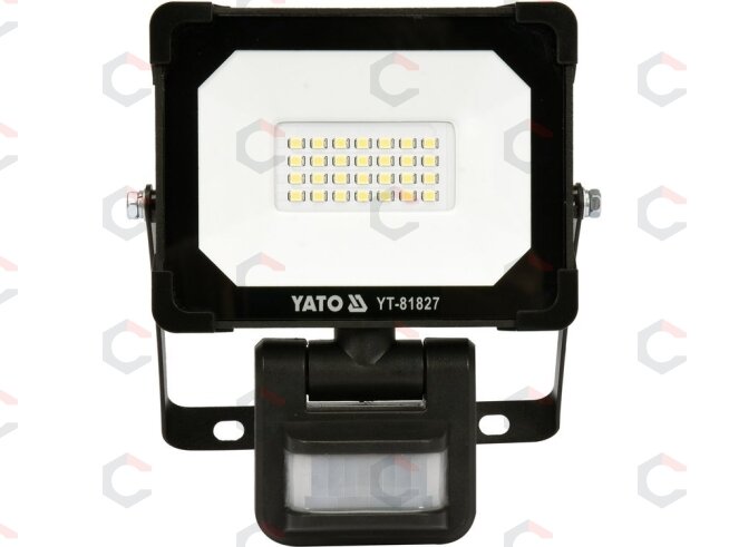 Šviesos diodų lempa / prožektorius | su judesio davikliu | SMD LED 20W 1800LM (YT-81827) 1 Šviesos diodų lempa / prožektorius | su judesio davikliu | SMD LED 20W 1800LM (YT-81827) 1