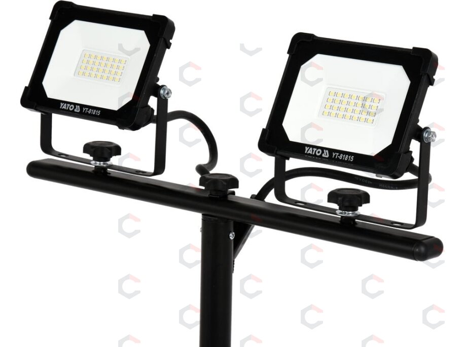 Šviesos diodų lempa / prožektorius | su stovu | SMD LED 2 x 20W 3600 LM (YT-81815) 1 Šviesos diodų lempa / prožektorius | su stovu | SMD LED 2 x 20W 3600 LM (YT-81815) 1