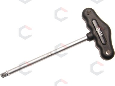 T-rankena | išorinis kvadratas 10 mm (3/8") | 230 mm (7802) T-rankena | išorinis kvadratas 10 mm (3/8") | 230 mm (7802)