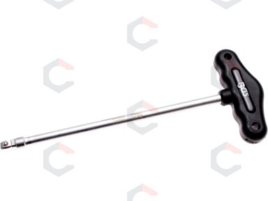 T-rankena | šarnyrinis kvadratas 10 mm (3/8") | 230 mm (7802-1) T-rankena | šarnyrinis kvadratas 10 mm (3/8") | 230 mm (7802-1)