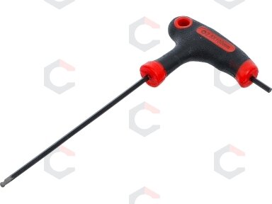 T-rankenėlė atsuktuvas | Hex šešiakampis / Hex šešiakampis su šarnyru | 2,5 mm (7882-2.5)
