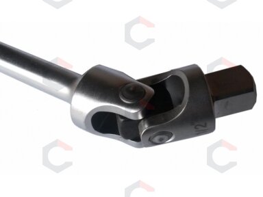 T-tipo rankena su šarnyriniu kvadratu 1/2"X500 mm ilgio "Stahlberg" (HA3002-12SQ)
