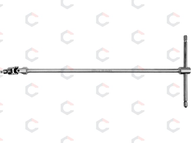 T rankena | šarnyrinis kvadratas 10 mm (3/8") | 450 mm (YT-15292) T rankena | šarnyrinis kvadratas 10 mm (3/8") | 450 mm (YT-15292)