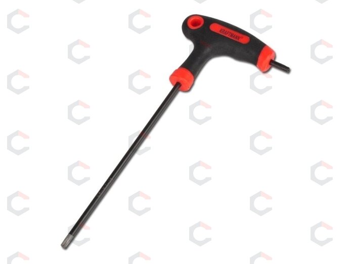 T-rankenėlių atsuktuvų rinkinys | T-Star su skyle (Torx) | T10-T50 | 9 vnt. (7880) 6 T-rankenėlių atsuktuvų rinkinys | T-Star su skyle (Torx) | T10-T50 | 9 vnt. (7880) 6