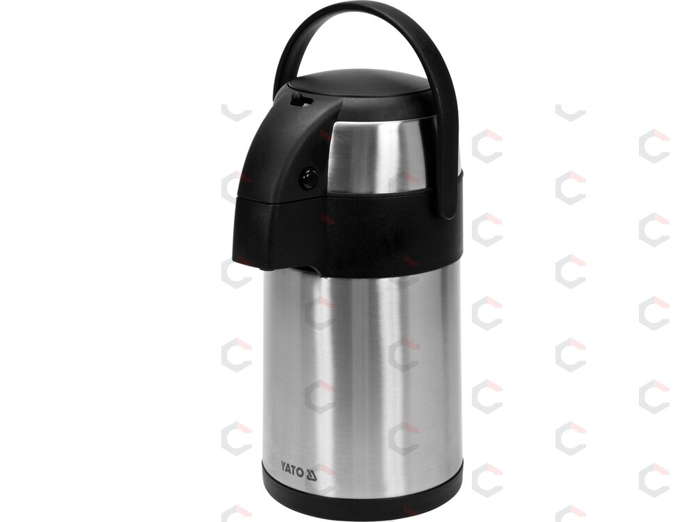 Stalinis termosas su pompa | nerūdijantis plienas 201 | 2,2 l | dviguba sienelė | satininė apdaila (YG-07016) Stalinis termosas su pompa | nerūdijantis plienas 201 | 2,2 l | dviguba sienelė | satininė apdaila (YG-07016)