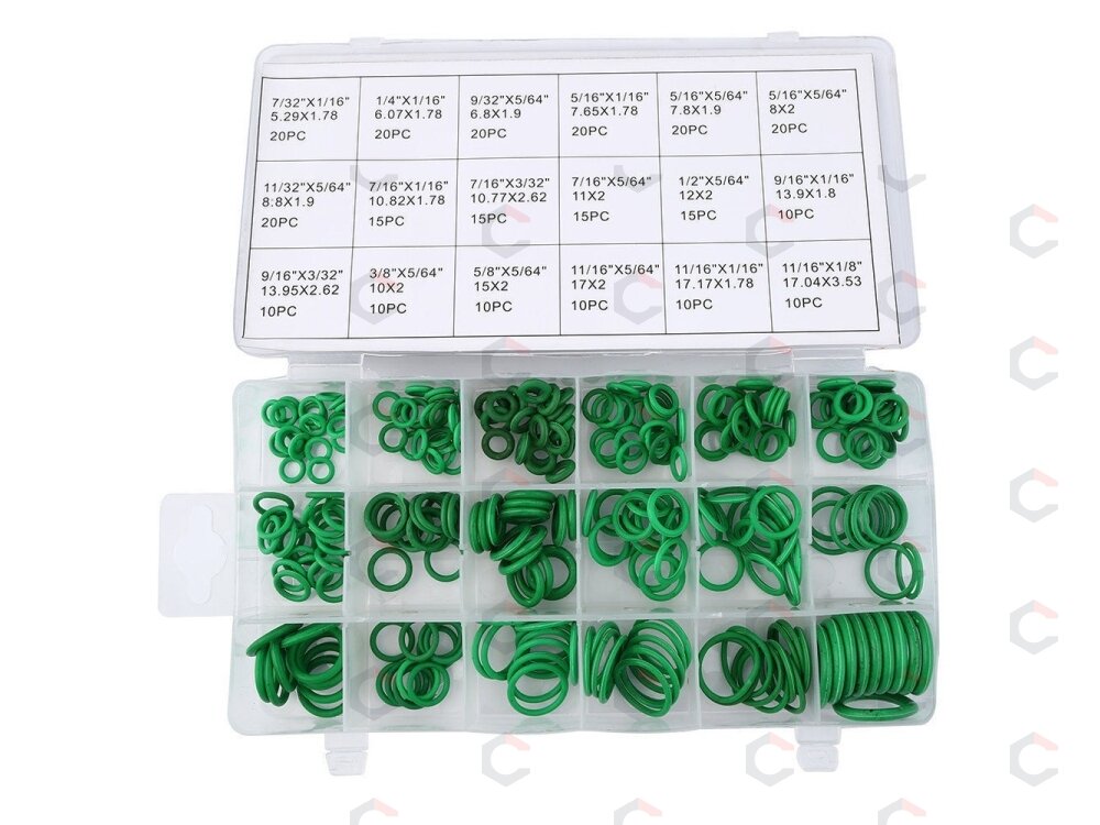 Tarpinių / manžetų rinkinys | NBR | 3-22 mm Ø | 270 vnt. (OR270N) Tarpinių / manžetų rinkinys | NBR | 3-22 mm Ø | 270 vnt. (OR270N)