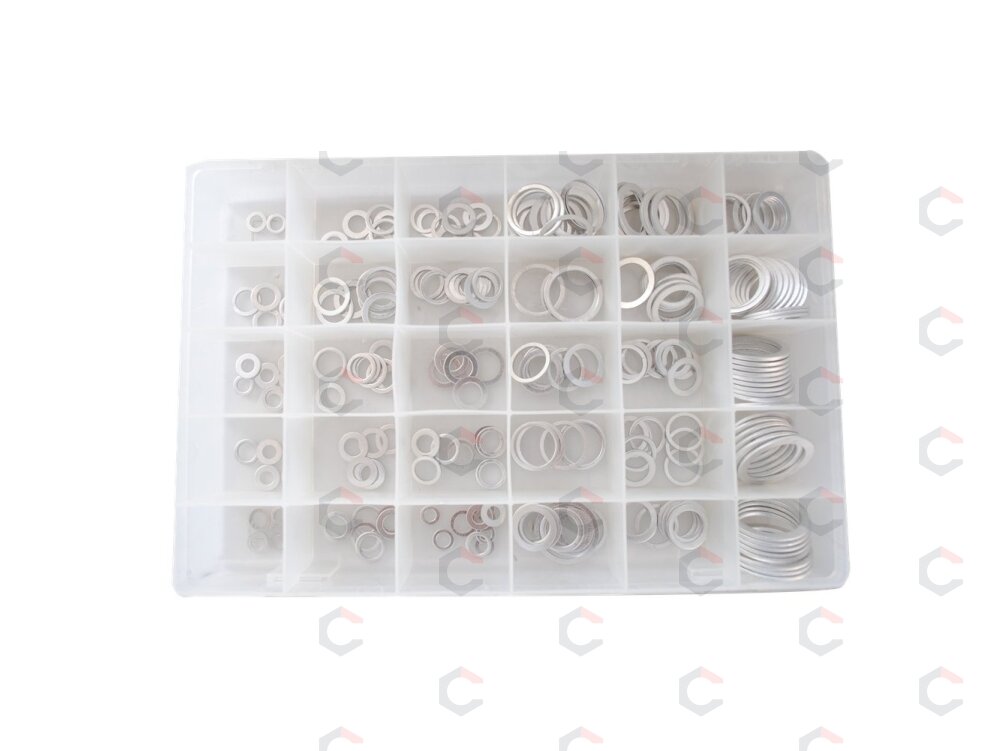 Tarpinių asortimentas | aliuminės | 300 vnt. (SK01005) 4 Tarpinių asortimentas | aliuminės | 300 vnt. (SK01005) 4