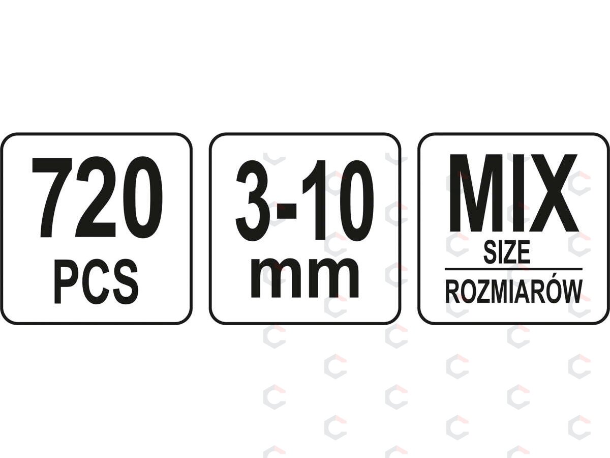 Tarpinių asortimentas | 720 vnt. (YT-06858) 3 Tarpinių asortimentas | 720 vnt. (YT-06858) 3