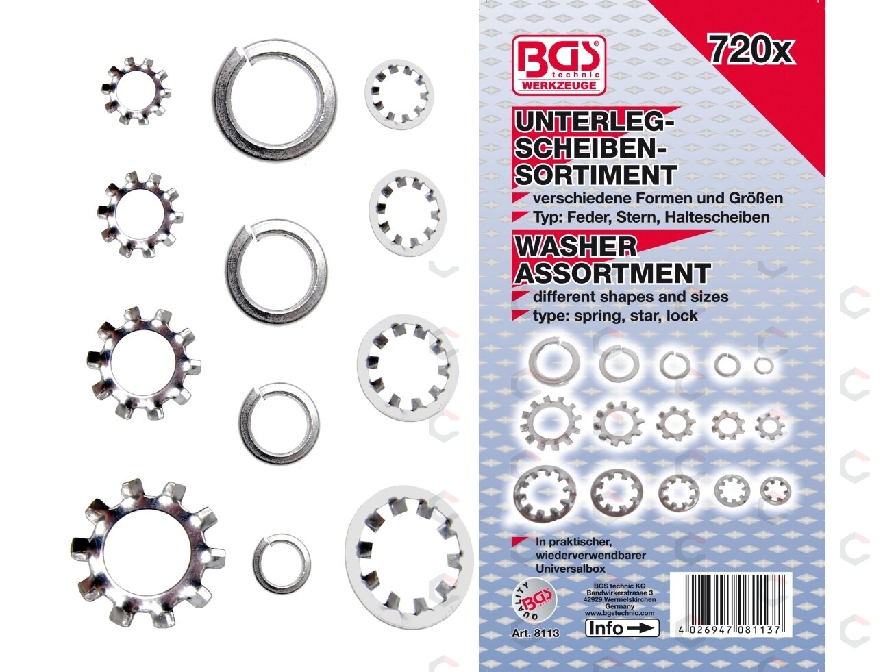 Tarpinių asortimentas | 720 vnt. (8113) 3 Tarpinių asortimentas | 720 vnt. (8113) 3