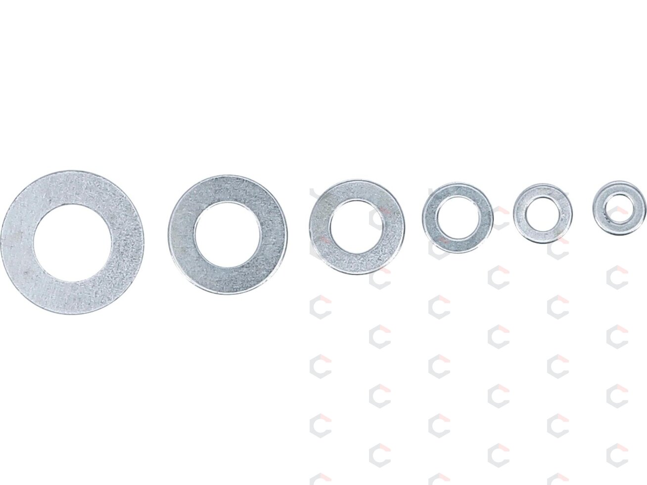 Tarpinių asortimentas | Ø 4 - 12 mm (vidinis skersmuo) | 130 vnt. (88133) Tarpinių asortimentas | Ø 4 - 12 mm (vidinis skersmuo) | 130 vnt. (88133)