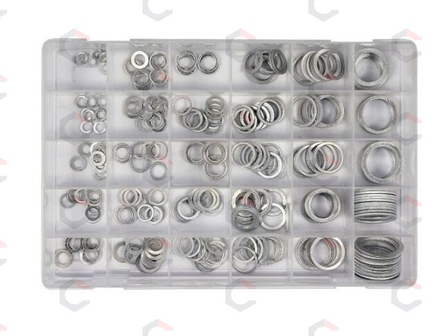 Tarpinių asortimentas | aliuminės | 300 vnt. (SK01005) 1 Tarpinių asortimentas | aliuminės | 300 vnt. (SK01005) 1