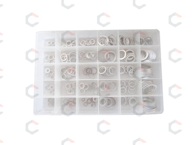 Tarpinių asortimentas | aliuminės | 300 vnt. (SK01005) 4 Tarpinių asortimentas | aliuminės | 300 vnt. (SK01005) 4