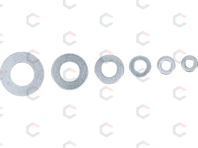 Tarpinių asortimentas | Ø 4 - 12 mm (vidinis skersmuo) | 130 vnt. (88133) Tarpinių asortimentas | Ø 4 - 12 mm (vidinis skersmuo) | 130 vnt. (88133)