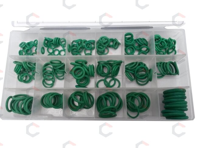 Tarpinių / manžetų rinkinys | NBR | 3-22 mm Ø | 270 vnt. (OR270N) 2
